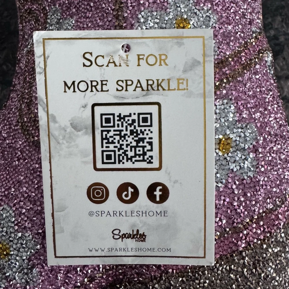 Pink Floral Boot Shaped Pillow - Picture 4 of 6